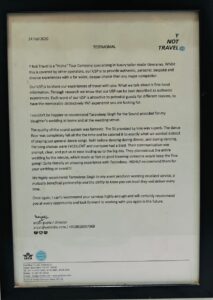 Master Sound client testimonial letter